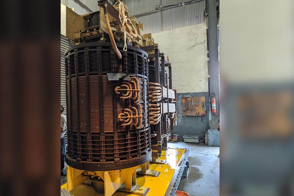 Transformer maintenance work
